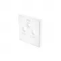 Hama 00205317 satelīta antenas piederums Balts Plastmasa