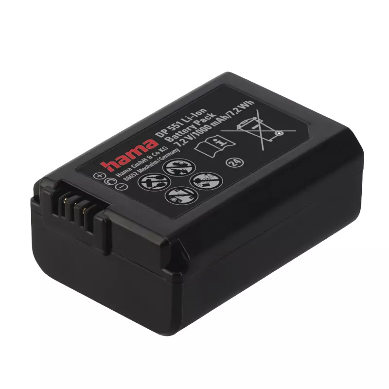 Baterija Hama DP 551 litija jonu 1000 mAh kamerai