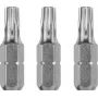 Skrūvgrieža uzgaļu komplekts KWB 121230 3 gab. Torx T30 25 mm