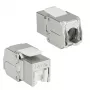 ACT Keystone Jack RJ45 CAT6A ekranēts bezinstrumentu ar putekļu vāciņu