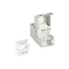 ACT Keystone Jack RJ45 CAT6A ekranēts bezinstrumentu ar putekļu vāciņu
