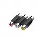 Hama 00205174 kabeļa savienotāju pārveidotājs 3 x RCA