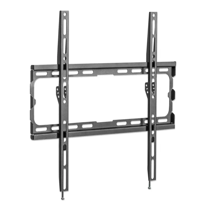 Manhattan Wall Mount for TV & Monitors (Fixed), For screens 32 inch to 55 inch, VESA compatibility: all between 200x200mm to 400x400mm - check the dimensions of the four mounting holes on back of screen to ensure it fits, Max 40kg, Melns, Bracket