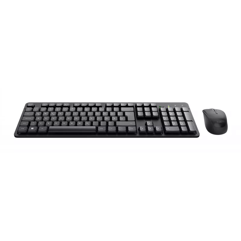 Trust TKM-360 tastatūra ar peli Office RF Wireless QWERTZ vācu melna