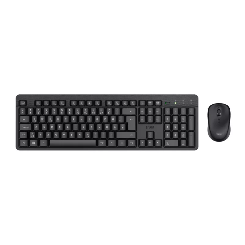 Trust TKM-360 tastatūra ar peli Office RF Wireless QWERTZ vācu melna