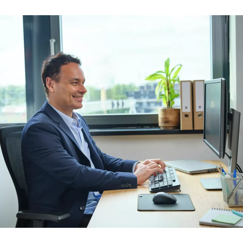 Trust TKM-360 tastatūra ar peli Office RF Wireless QWERTZ vācu melna