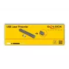 DeLOCK USB lāzera prezentētājs bezvadu USB RF tālvadība sarkans lāzera rādītājs