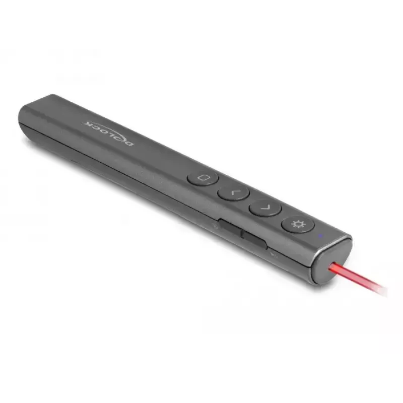 DeLOCK USB lāzera prezentētājs bezvadu USB RF tālvadība sarkans lāzera rādītājs