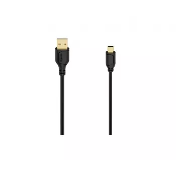 Hama 00074262 USB kabelis USB 2.0 0.75 m USB A Mini-USB B Melns