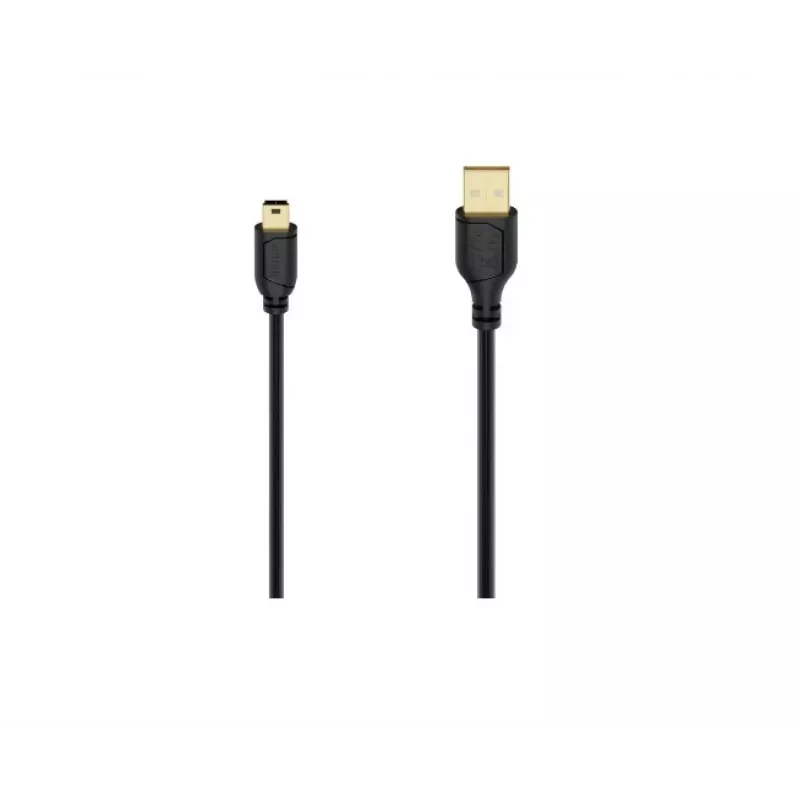 Hama 00074262 USB kabelis USB 2.0 0.75 m USB A Mini-USB B Melns