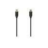 Hama 00074266 USB kabelis USB 2.0 0.75 m USB C Melns
