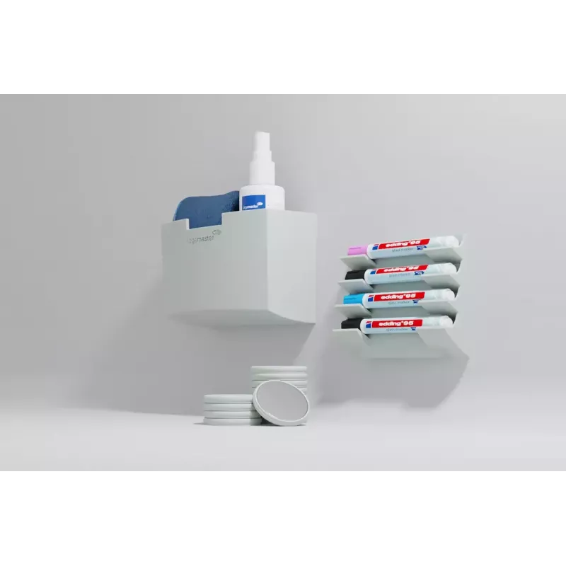Marķieru turētājs stikla tāfelei Legamaster, salvijas zaļš, plastmasa, 156 g
