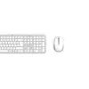 Hama WKM-550 tastatūra Iekļauta pele Mājām/Birojam RF Wireless + Bluetooth QWERTZ Vācu Pelēka, Balta