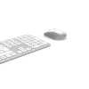 Hama WKM-550 tastatūra Iekļauta pele Mājām/Birojam RF Wireless + Bluetooth QWERTZ Vācu Pelēka, Balta