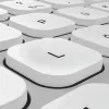 Hama WKM-550 tastatūra Iekļauta pele Mājām/Birojam RF Wireless + Bluetooth QWERTZ Vācu Pelēka, Balta