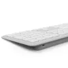 Hama WKM-550 tastatūra Iekļauta pele Mājām/Birojam RF Wireless + Bluetooth QWERTZ Vācu Pelēka, Balta
