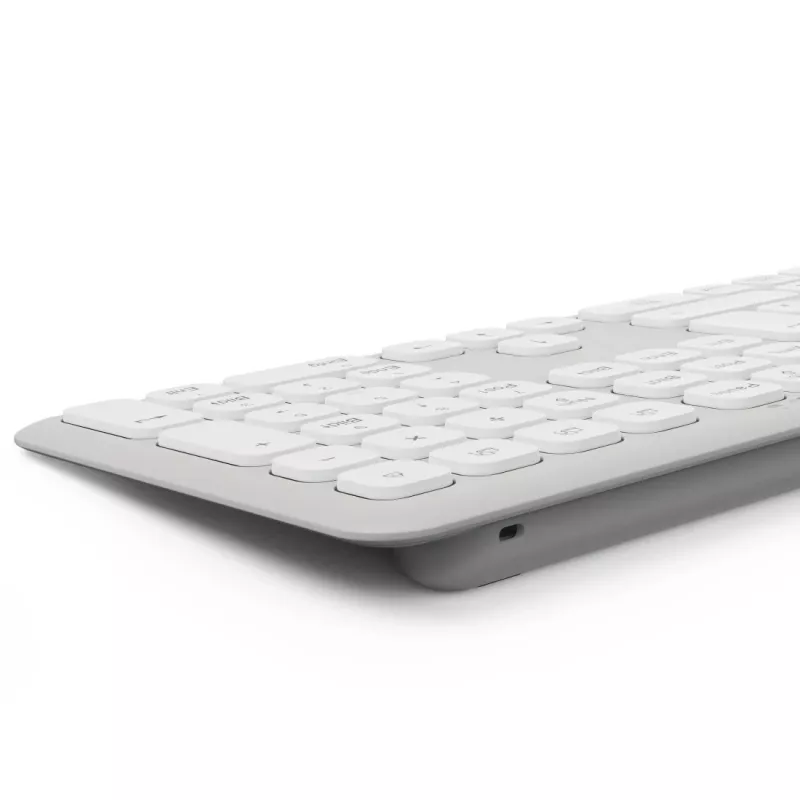 Hama WKM-550 tastatūra Iekļauta pele Mājām/Birojam RF Wireless + Bluetooth QWERTZ Vācu Pelēka, Balta