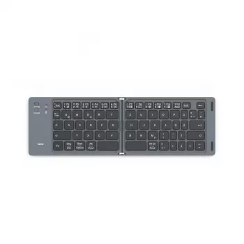 Hama Travel 450 QWERTZ German Bluetooth Melns, Dark pelēka