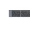 Hama Travel 450 QWERTZ German Bluetooth Melns, Dark pelēka