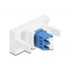 Optiskās šķiedras adapteris DeLOCK 90847 LC Single-mode 1 gab. Zils Balts