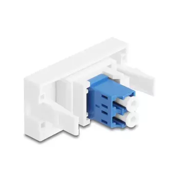 Optiskās šķiedras adapteris DeLOCK 90847 LC Single-mode 1 gab. Zils Balts