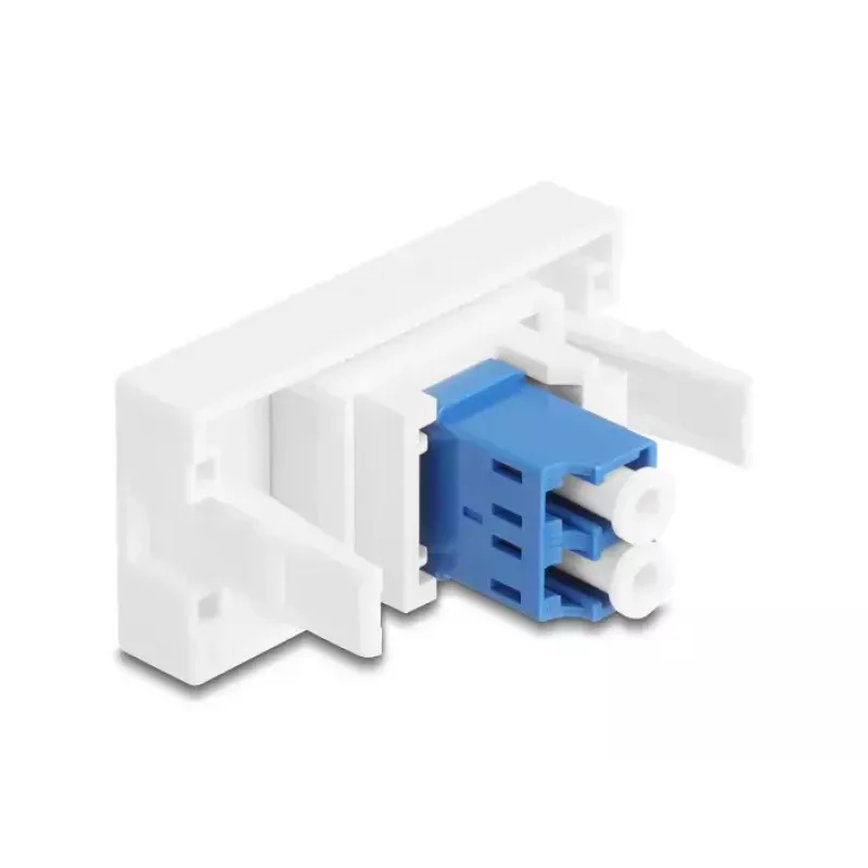 Optiskās šķiedras adapteris DeLOCK 90847 LC Single-mode 1 gab. Zils Balts