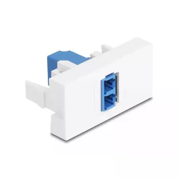 Optiskās šķiedras adapteris DeLOCK 90847 LC Single-mode 1 gab. Zils Balts