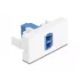 Optiskās šķiedras adapteris DeLOCK 90847 LC Single-mode 1 gab. Zils Balts