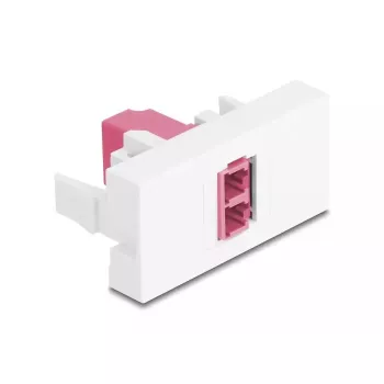 Optisko šķiedru adapteris DeLOCK 90846 LC Daudzmodu 1 gab. Purpursarkans Balts