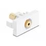 Kontaktligzda DeLOCK 90841 2 x 3,5 mm vīrišķais vīrišķais balts