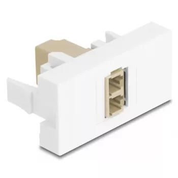 Optisko šķiedru adapteris DeLOCK 90840 LC Multi-mode 1 gab. Bēšs, Balts