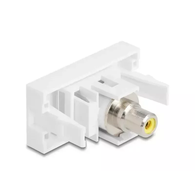 DeLOCK 90856 Keystone modulis RCA balts 22,5 mm x 45 mm x 33 mm