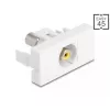 DeLOCK 90856 Keystone modulis RCA balts 22,5 mm x 45 mm x 33 mm