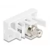 DeLOCK keystone modulis 90858 plakans balts RCA savienotājs 1