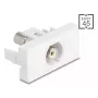 DeLOCK keystone modulis 90858 plakans balts RCA savienotājs 1