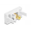 DeLOCK Keystone Module 90859 RCA Connector balta dzeltena