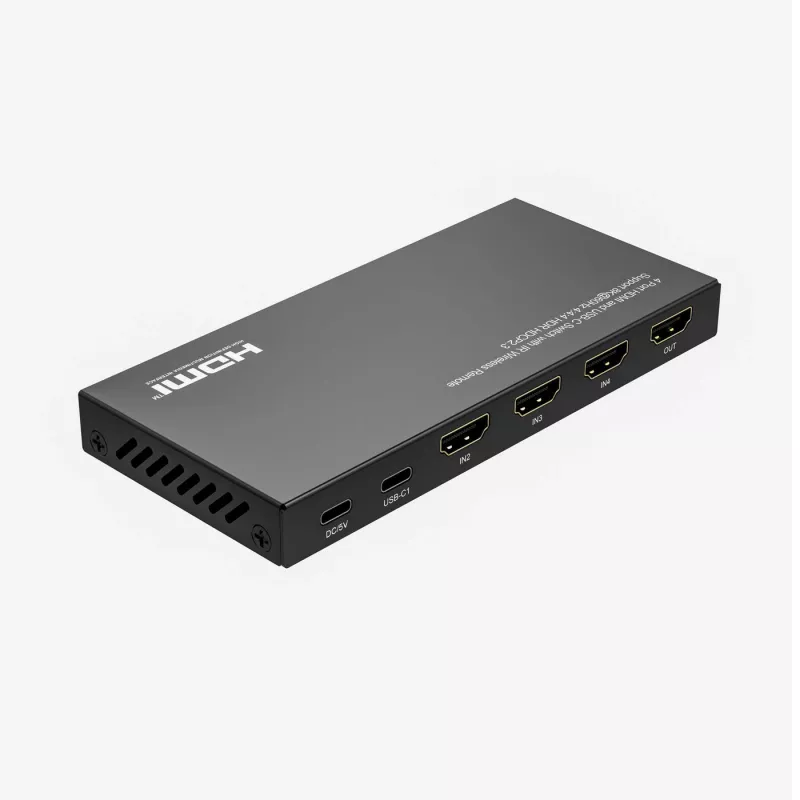 HDMI pārslēdzējs MicroConnect MC-USBCHDMISWITCH0401-8K 8K izšķirtspēja