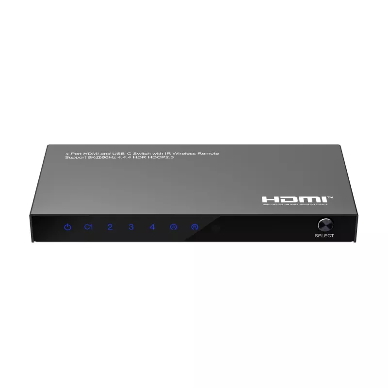 HDMI pārslēdzējs MicroConnect MC-USBCHDMISWITCH0401-8K 8K izšķirtspēja