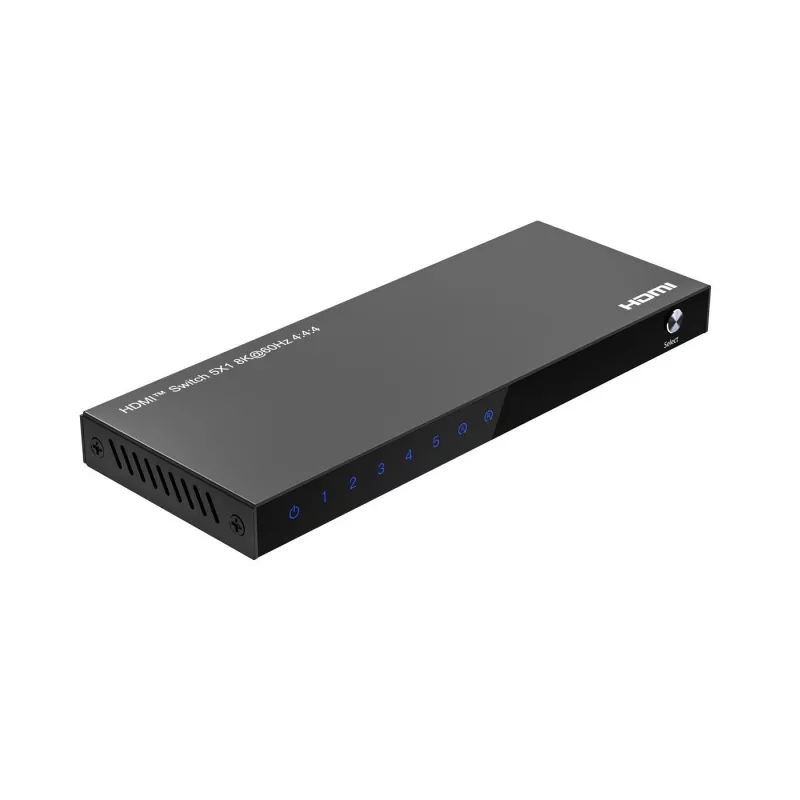 HDMI pārslēdzējs MicroConnect MC-HDMISWITCH0501-8K ar 8K izšķirtspēju