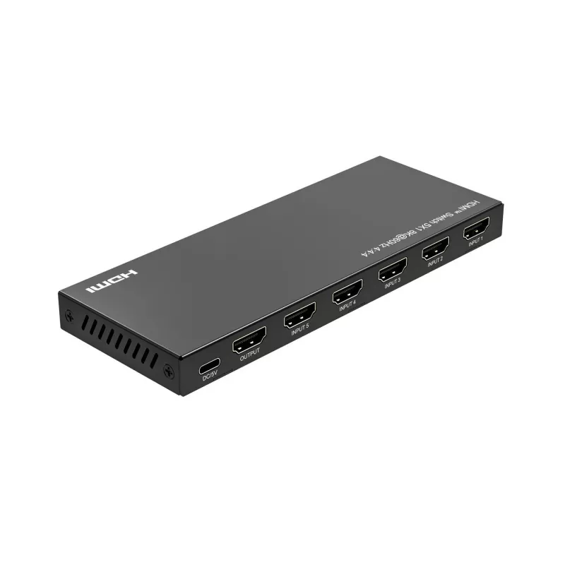 HDMI pārslēdzējs MicroConnect MC-HDMISWITCH0501-8K ar 8K izšķirtspēju