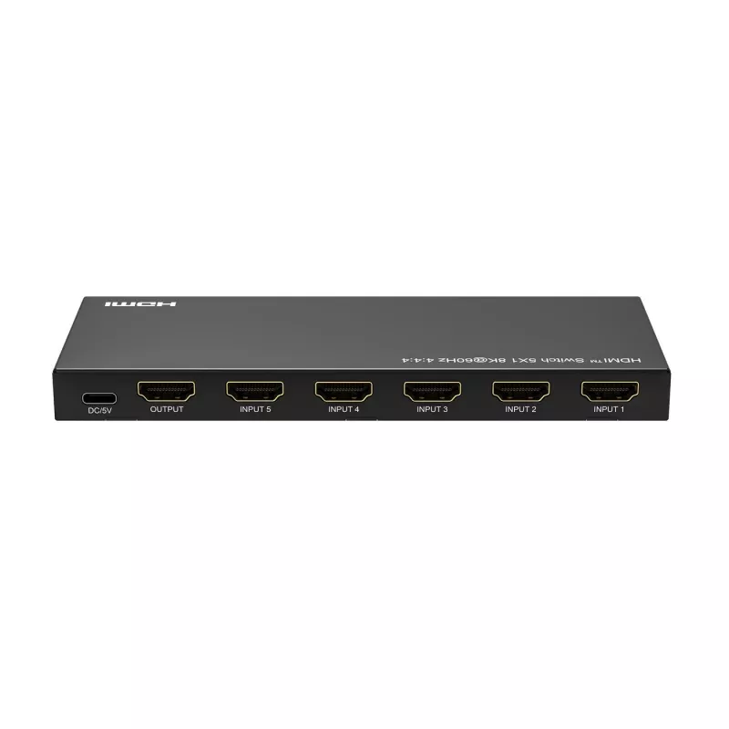 HDMI pārslēdzējs MicroConnect MC-HDMISWITCH0501-8K ar 8K izšķirtspēju