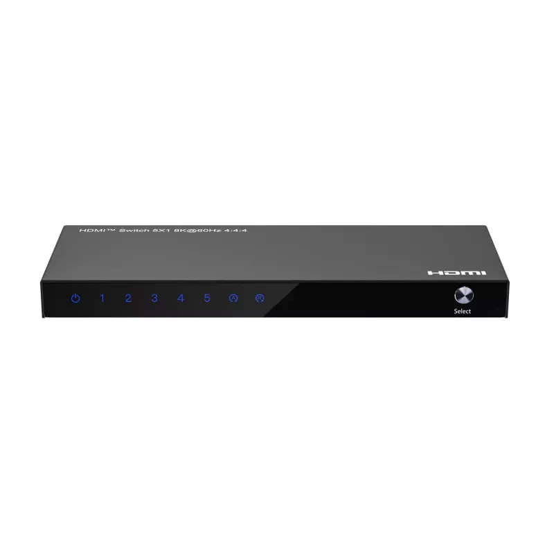 HDMI pārslēdzējs MicroConnect MC-HDMISWITCH0501-8K ar 8K izšķirtspēju