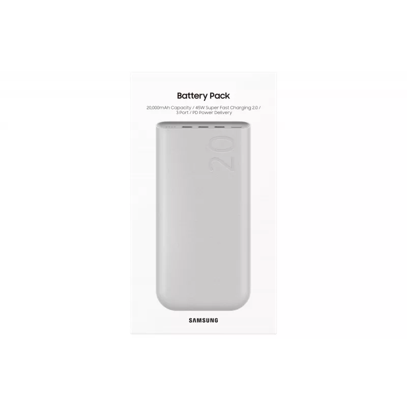 Samsung EB-P4520XUEGWW ārējais akumulators 20000 mAh Bēšs