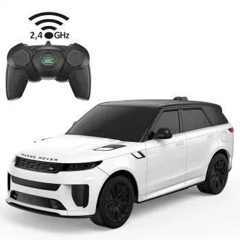 Radiovadāma automašīna Jamara Range Rover Sport SV — balta, svars 0,2 kg, ieteicamais vecums 6+