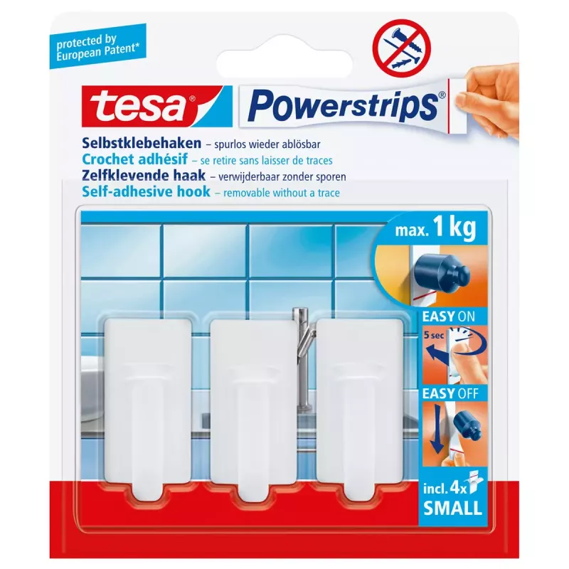 Dvieļu āķis TESA Powerstrips 57533-00016-00