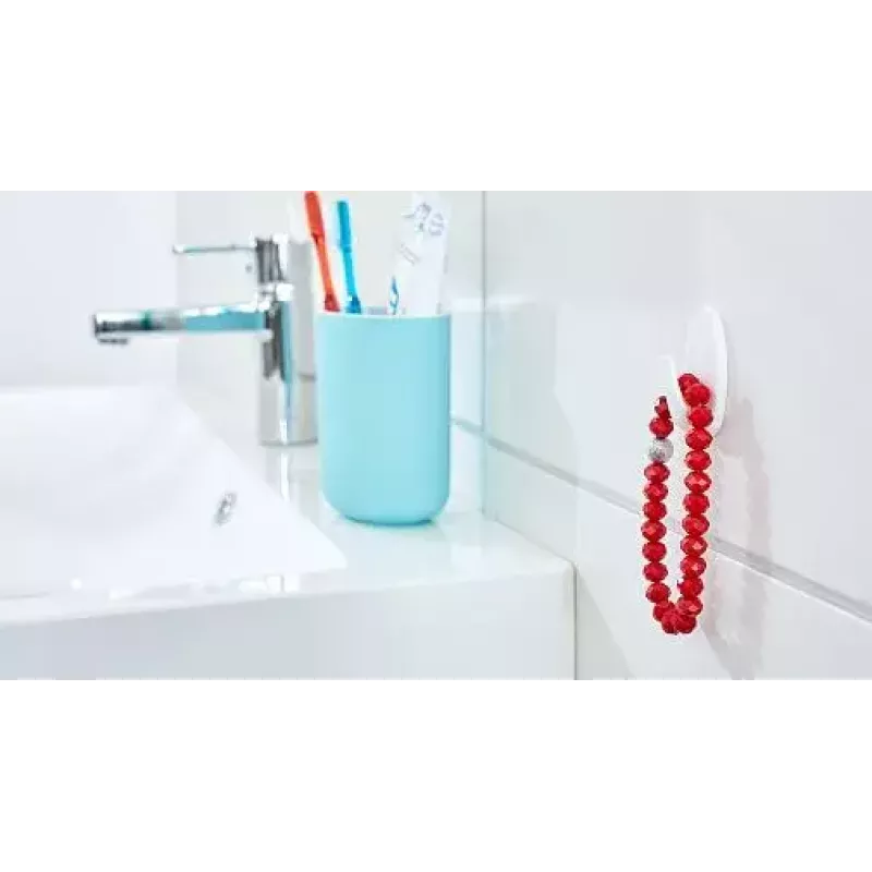Dvieļu āķis TESA 57543-00012 Iekštelpām Hroms 3 gab.
