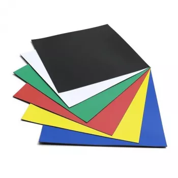 Nobo magnētiskie kvadrāti 150x150mm dažādās krāsās (6), Melna, Zila, Zaļa, Sarkana, Balta, Dzeltena, 150 mm, 150 mm, 192 x 7 x 192 mm, 300 g, 6 gab.