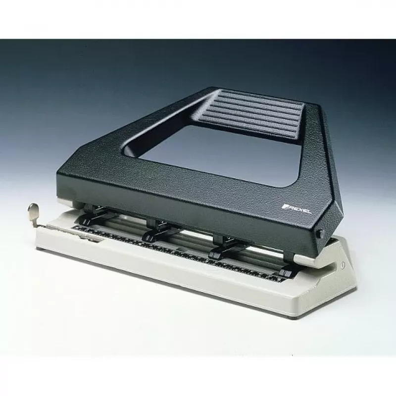 Rexel V430 4 caurumu perforators melns, 30 loksnēm, melna, pelēka, metāls, 6 mm, 1,71 kg, 209 mm