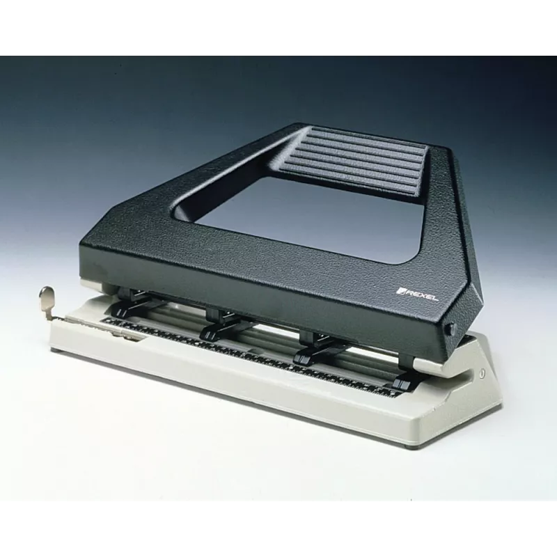 Rexel V430 4 caurumu perforators melns, 30 loksnēm, melna, pelēka, metāls, 6 mm, 1,71 kg, 209 mm