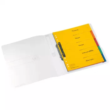Riņķu mape Herlitz 11205770 Caurspīdīga